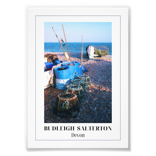 Budleigh Salterton, Devon, England Fotodruck (Vorne)