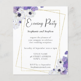 Budric Periwinkle Wedding Party Einladung