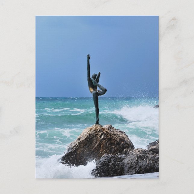 Budva ballerina Postcard Postkarte (Vorderseite)