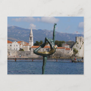 Budva, Montenegro Postkarte