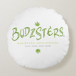 Budzsters-Logo Rundes Kissen