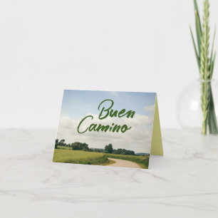 Buen Camino de Santiago Card Saint James Way Karte