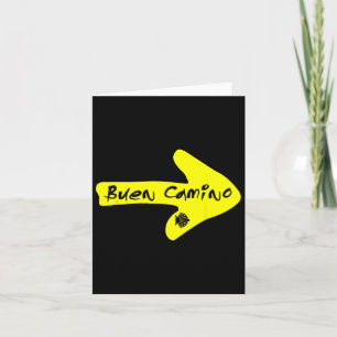Buen Camino De Santiago Compostela Spanien Karte