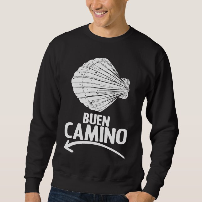 Buen Camino Pilgrimage Camino De Santiago Hiker Sweatshirt (Vorderseite)