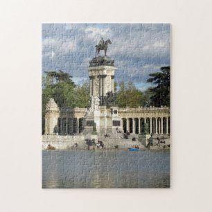 Buen Retiro Park, Madrid City, Spanien Puzzle