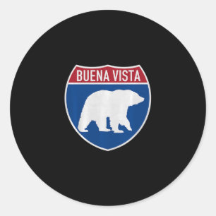 Buena Vista Colorado Bär Co Highway Interstate So Runder Aufkleber