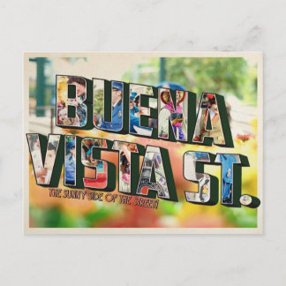 Buena vista Straße. Postkarte
