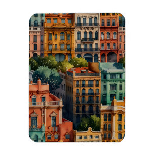 Buenos Aires Aquaremalkunst Magnet