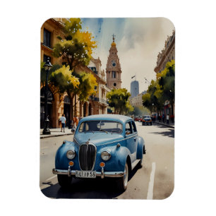 Buenos Aires Aquaremalkunst Magnet