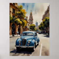 Buenos Aires Aquaremalkunst