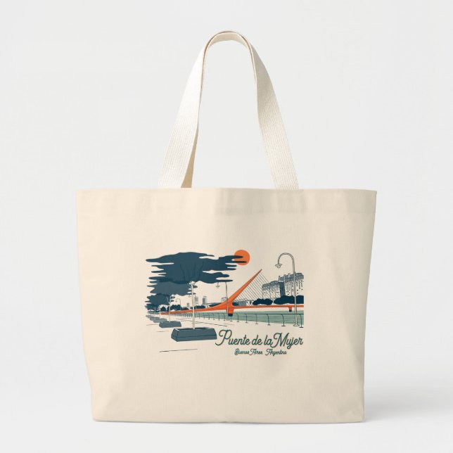 Buenos Aires, Argentina Architecture travel city Jumbo Stoffbeutel (Vorne)