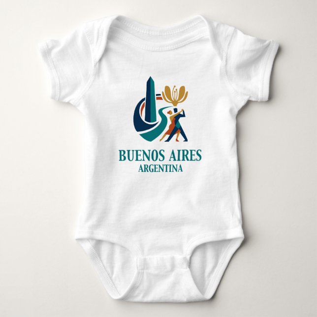 Buenos Aires Argentina Baby Strampler (Vorderseite)