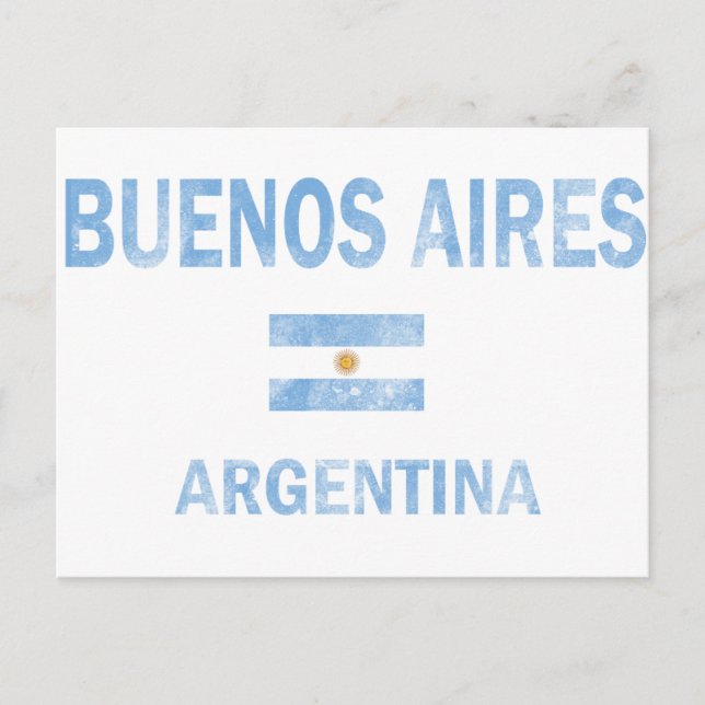 Buenos Aires Argentina Designs Postkarte (Vorderseite)