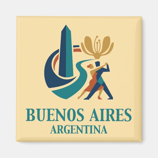 Buenos Aires Argentina Magnet (Vorne)