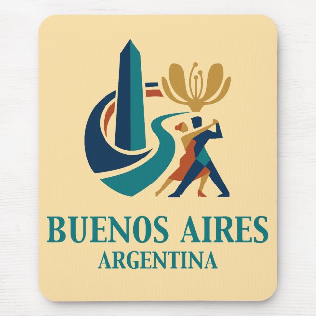 Buenos Aires Argentina Mousepad (Vorne)