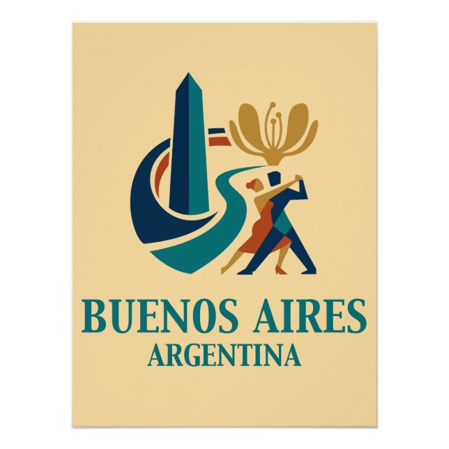 Buenos Aires Argentina Poster (Vorderseite)
