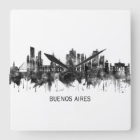 Buenos Aires Argentina Skyline BW