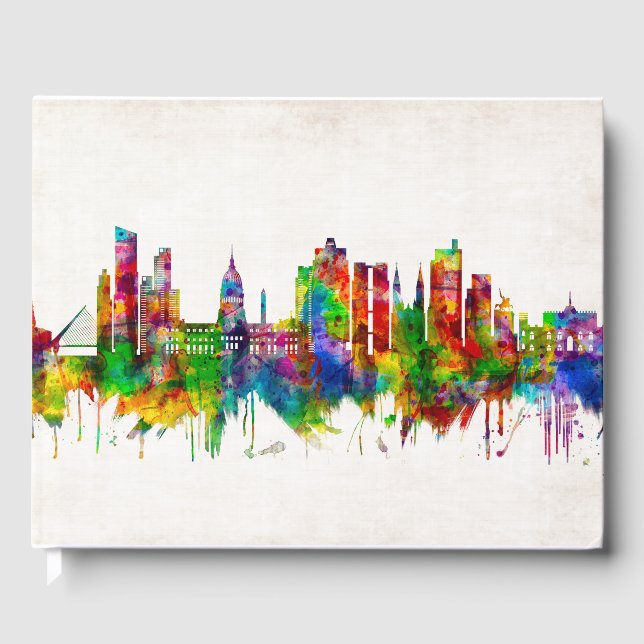 Buenos Aires Argentina Skyline Gästebuch (Vorderseite)
