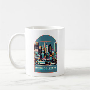 Buenos Aires Argentinien Art Deco Kaffeetasse