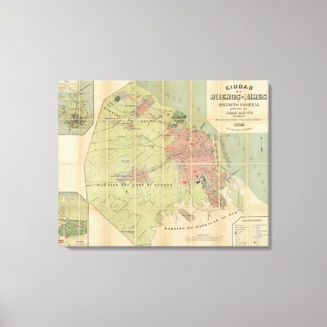 Buenos Aires Argentinien Leinwanddruck (Vorderseite)