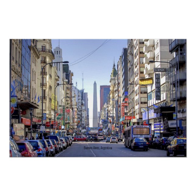 Buenos Aires, Argentinien Poster (Vorderseite)