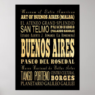 Buenos Aires Argentinien Poster