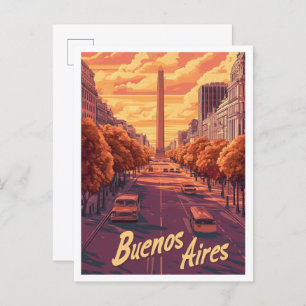 Buenos Aires Argentinien Postkarte
