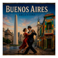 🧲 Buenos Aires Argentinien Reise Andenken Für Tri