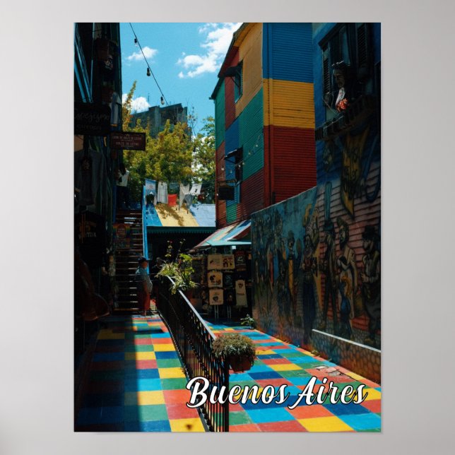 Buenos Aires Argentinien Reisefotografie Poster (Vorne)