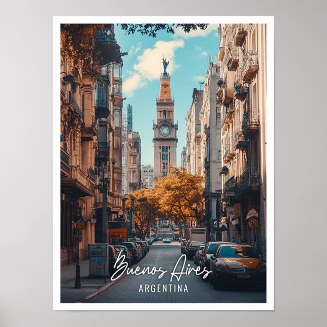 Buenos Aires Argentinien Schöne Stadt Poster (Vorne)