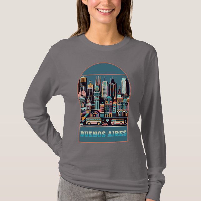 Buenos Aires Argentinien T-Shirt (Vorderseite)
