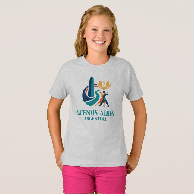 Buenos Aires Argentinien T-Shirt (Vorne ganz)
