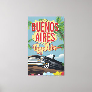 Buenos Aires, Argentinien Urlaubsplakat Leinwanddruck