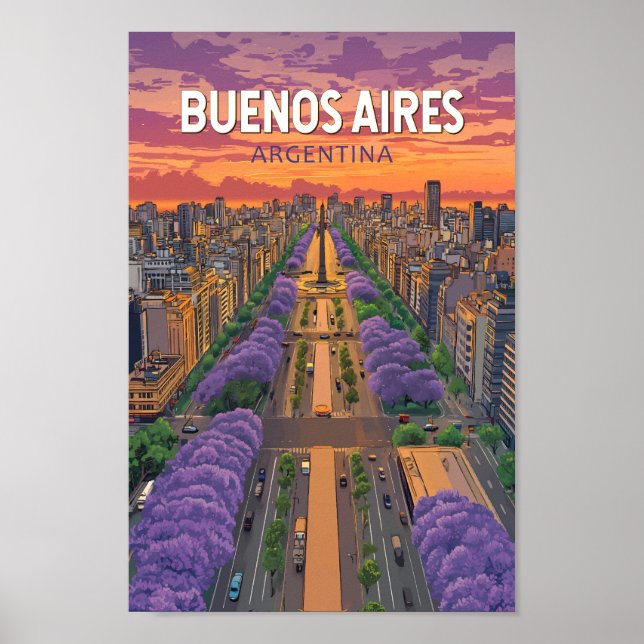 Buenos Aires Argentinien Vintag Poster (Vorne)