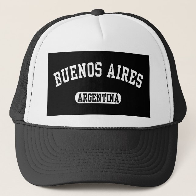 Buenos Aires Argentinien Vintag Truckerkappe (Vorderseite)