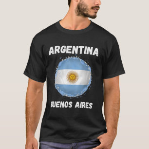 Buenos Aires Argentinien Vintage Argentinische Fla T-Shirt