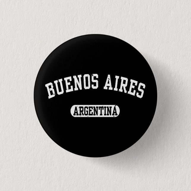 Buenos Aires Argentinien Vintage Button (Vorderseite)