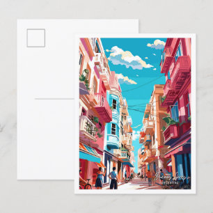 Buenos Aires Argentinien Vintage-Reiseillustration Postkarte
