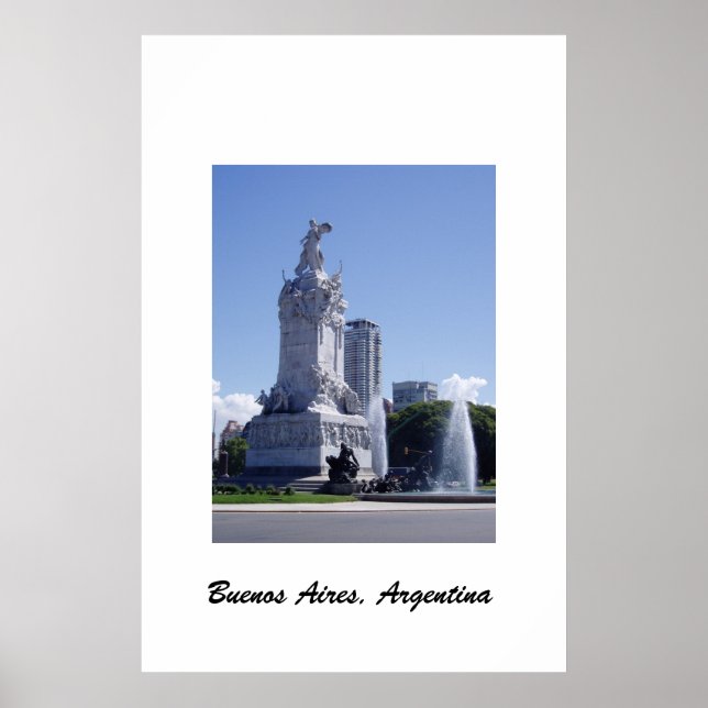 Buenos Aires, Argentinienposter Poster (Vorne)