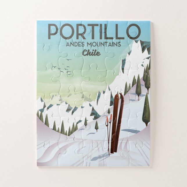 Buenos Aires, Argentiniens Reiseplakat Puzzle (Vertikal)