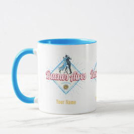 Buenos Aires City Argentina Retro Tango Vintag Tasse