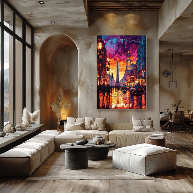 Buenos Aires City Skyline Poster - Argentinische K (Von Creator hochgeladen)