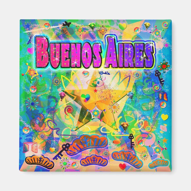 Buenos Aires Epoche Stunde Magnet (Vorne)