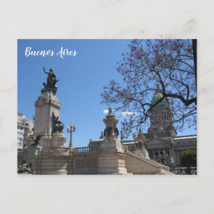 buenos aires Kongressabgeordnet jacaranda Postkarte