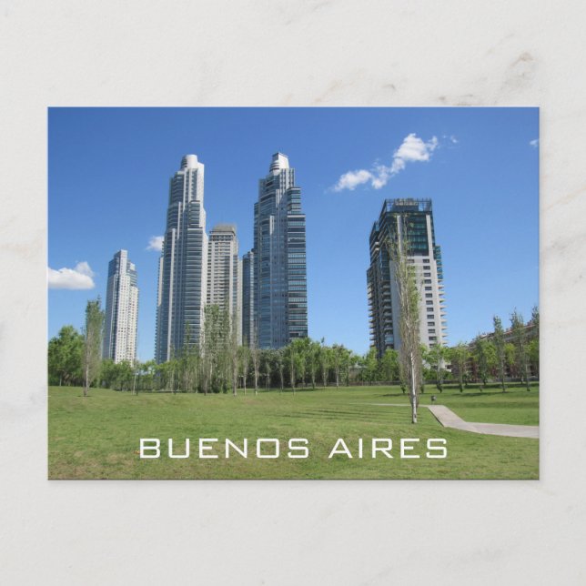 Buenos Aires Park Postkarte (Vorderseite)