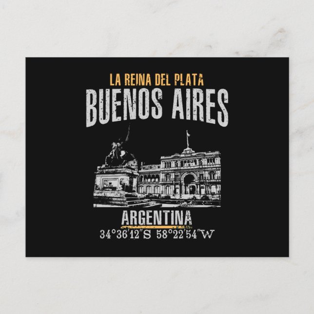 Buenos Aires Postkarte (Vorderseite)