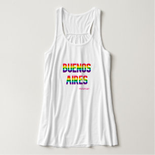 Buenos Aires Pride Flowy T Shirt W.   Regenbogenfl