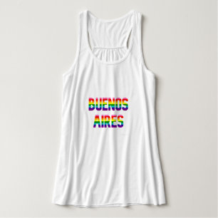 Buenos Aires Pride Flowy T Shirt W.   Regenbogenfl