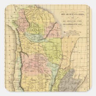 Buenos Aires Quadratischer Aufkleber
