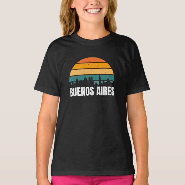 Buenos Aires Retro  T-Shirt (Vorderseite)